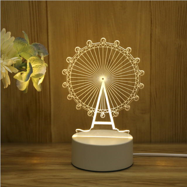 3D Acrylic LED Night Light